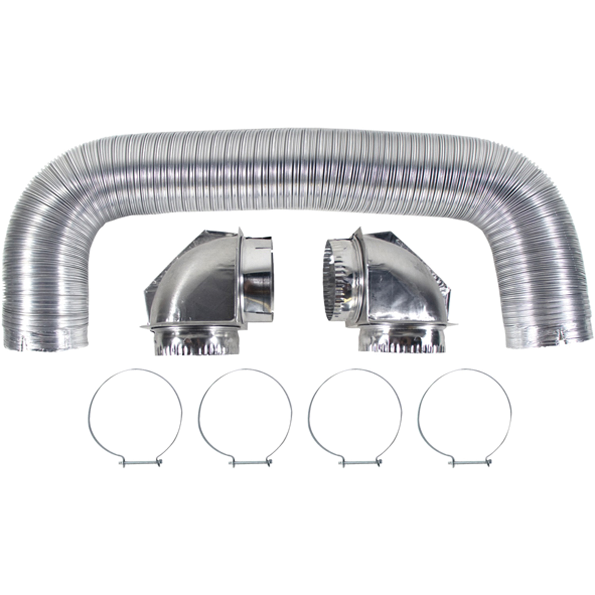 Certified Appliance Accessories, Dryer Vent Duct Kit with Elbows, Material Aluminum, Model# 77018